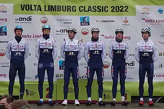 Team Geofco-Doltcini bij de Volta Limburg Classic 2022