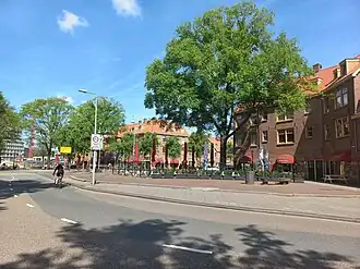 Overzicht over het plein (mei 2022)