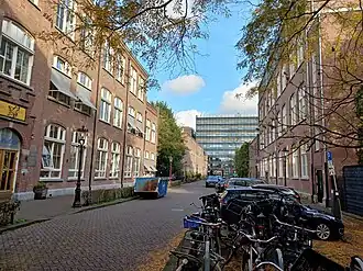 Voormlige Stadstimmertuin richting Weesperstraat (oktober 2022)