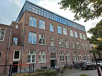 Voormalige Stadstimmertuin 2, Amsterdam (oktober 2022); duidelijk is de opbouw te zien