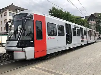 Een Stadtbahn-rijtuig type HF6