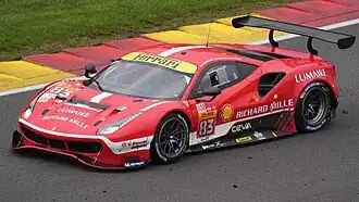 Lilou Wadoux tijdens de 6 uur van Spa-Francorchamps in 2023.