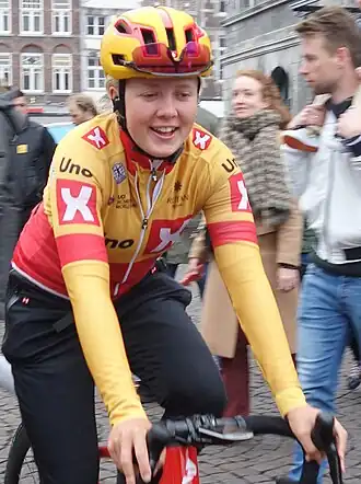Olausson aan de start van de Amstel Gold Race 2023
