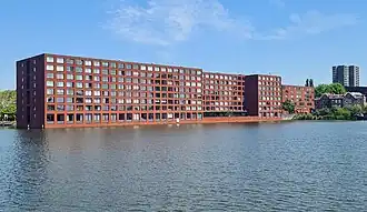 Hoogkade & Hoogwerf, vanaf de Veemkade (2023)