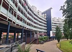 Venetiëhof, westgevel