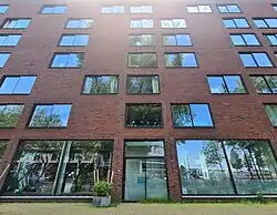 Detail noordgevel KNSM-laan