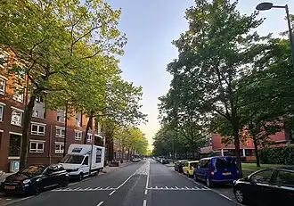 De KNSM-laan gezien naar het westen (2023)