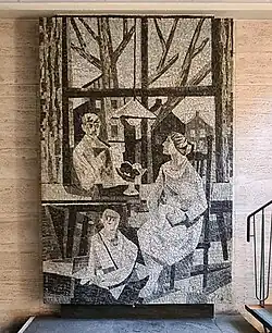 Loods 6: mozaïek 'emigratie'