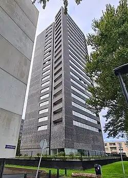 Vanaf de Surinamekade (oost)