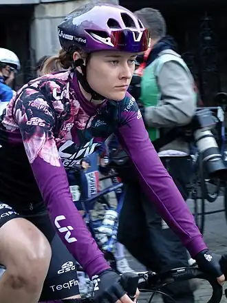 Caroline Andersson in de Waalse Pijl 2023