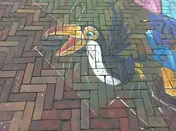 Detail van de grondtekening (augustus 2023)