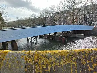 Kreukel op hulpbrug (maart 2023)