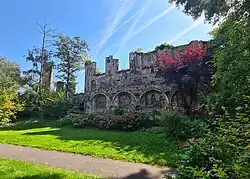 Muurrestanten, noordzijde