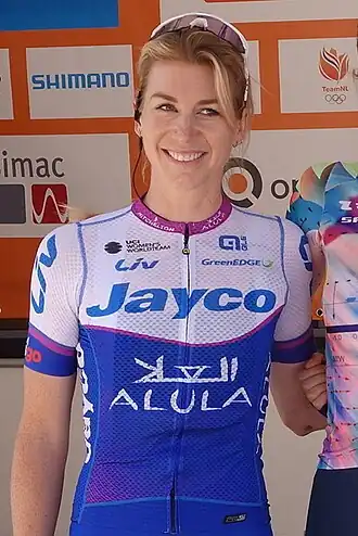 Kessler bij de NK wielrennen in 2023.