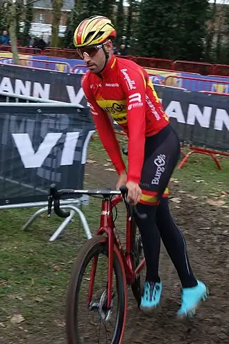 Felipe Orts tijdens de Scheldecross in 2023