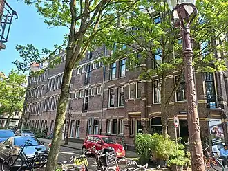 Toldwarsstraat gezien vanuit Tolstraat (mei 2023)