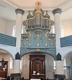 Zicht naar het orgel
