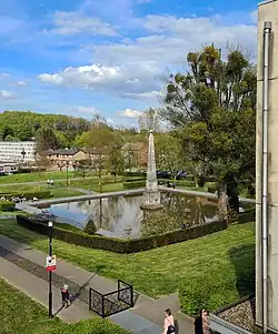 Overzicht Von Clermontpark, vanaf Willem Alexanderplein