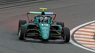 Tina Hausmann op het Circuit Zandvoort in 2024.