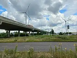 Basiswegviaduct over de Westpoortweg (juli 2024)