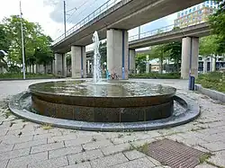 Fontein Carrascoplein (juli 2024)