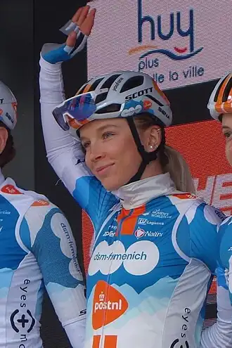 Églantine Rayer bij de Waalse Pijl 2024