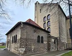 Sacristie en hoog transept