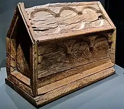 Houten kern Amelberga-schrijn, 10e eeuw