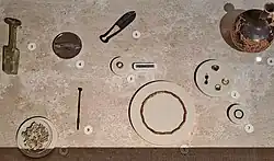 Grafvondsten uit de sarcofaag