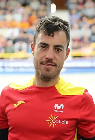 Torres bij de Europese kampioenschappen baanwielrennen 2024.