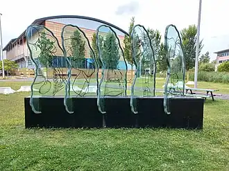 Vijf wolken in het Science Park (augustus 2024)