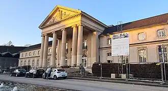 Het Neues Kurhaus tijdens de restauratie (2025)