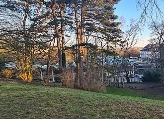 Het complex vanuit de Stadtgarten