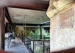 Bovenste kazemat, vanaf de entree