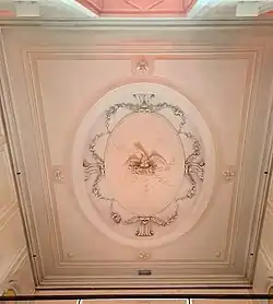 Gestuct plafond vestibule, nu entreehal theater