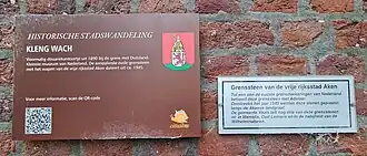 Informatiebordjes Kleng Wach en Adlerstein