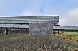 Detail oostzijde met hellingbaan