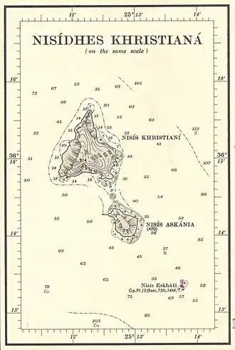 Kaart van Christiana