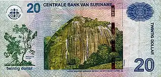 De Voltzberg op het 20-dollarbiljet