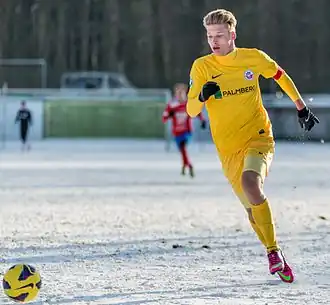 Blum in 2013 als speler van Hansa Rostock