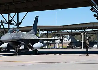 F-16 Fighting Falcon toestellen op Shaw Air Force Base