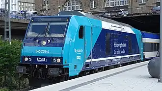 Baureihe 245 in Hamburg Hbf klaar om te vertrekken naar Westerland (2016)