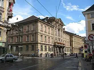 Het Altes Landhaus, het parlementsgebouw in Innsbruck