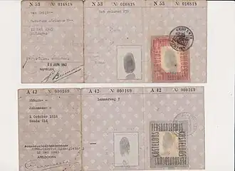 Achterzijde van de persoonsbewijzen