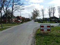 Ingang vanaf de richting 1e Nijhoezen