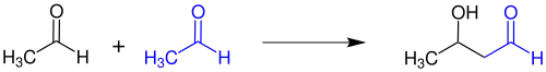 Synthese van 3-hydroxybutanal