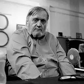 Jan Henderikse in zijn atelier in Antwerpen