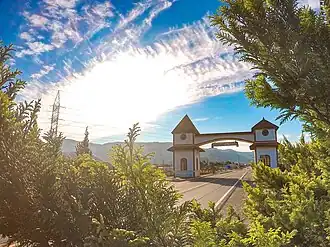 Entree van Rodeio aan de hoofdweg (SC-416)