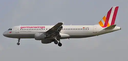 Germanwings Airbus A320, vliegtuigregistratie D-AIPX