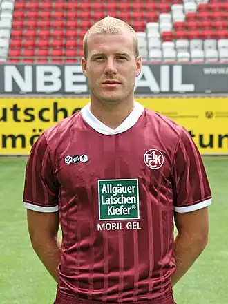 Nemec in het tenue van 1. FC Kaiserslautern